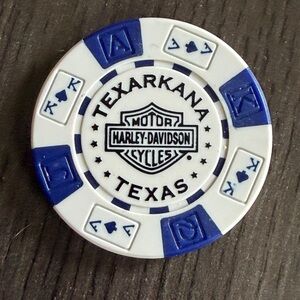 Collectible Harley Davidson Poker Chip Texarkana, Texas